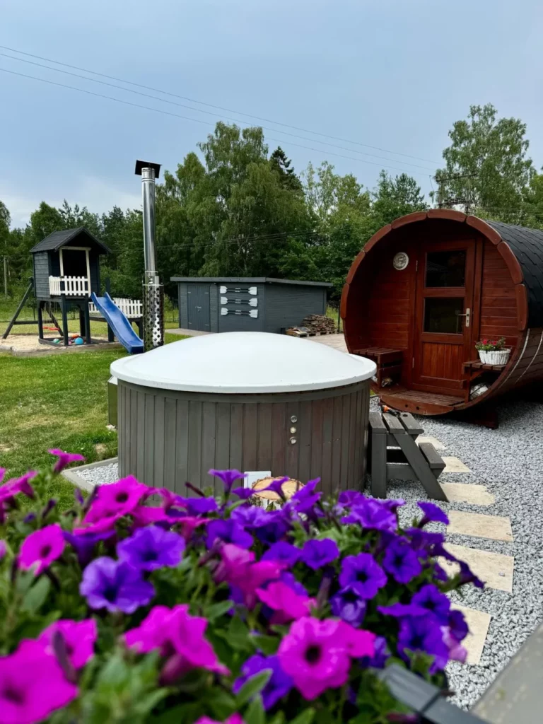 Bali i sauna obok domku